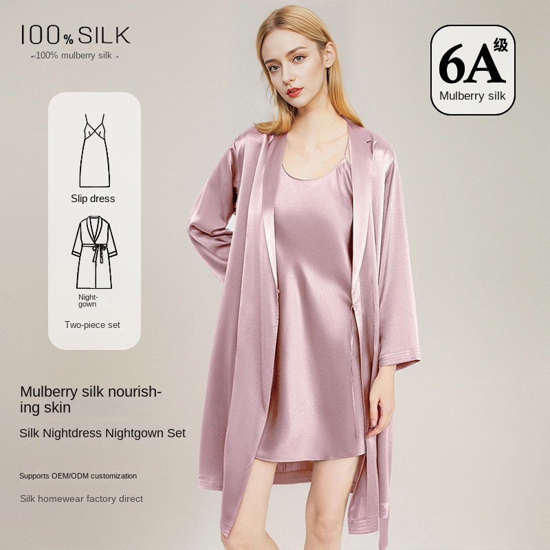 Robe Silk Women - Gaun Tidur Wanita Elegan 100% Sutra