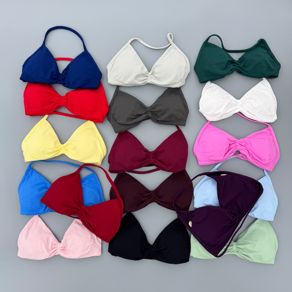 Sports Bra High Impact - Bra Olahraga Wanita dengan Tali Tipis,
