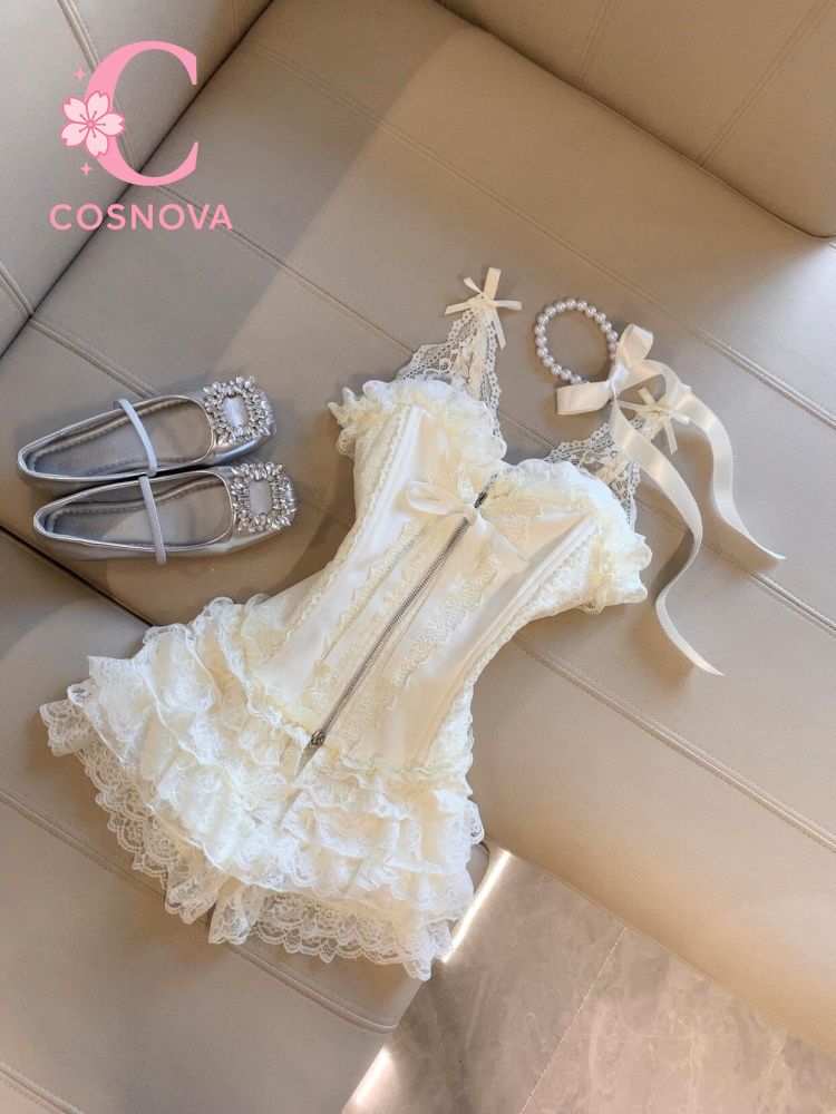 Cami Top Lace - Set atasan bustier renda imut dan